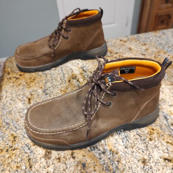Ariat Brown Composite Toe Work Boots Size 11EE SKU 10024954 - Picture 4 of 12